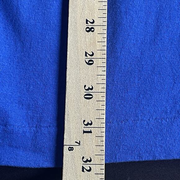 Ralph Lauren Polo Club Graphic TShirt Mens Extra Large XL Cotton Blue Logo Pony - Picture 8 of 8